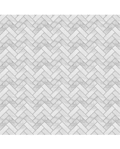 APS12533 SHOWER WALL - Herrinbone SCA11 White