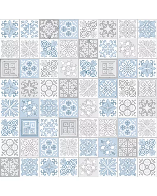 APS12540 SHOWER WALL - Victorian Blue SCA06 Blue