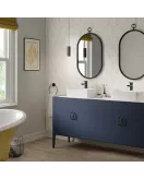 APS12542 SHOWER WALL - DECO Tile White Mustard Yellow