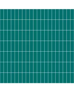 APS12545 SHOWER WALL - Vertical Tile Teal SCA44 Green