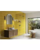 APS12546 SHOWER WALL - Certical Tile Mustard SCA45 Yellow
