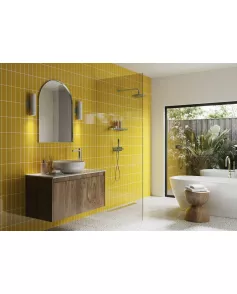 APS12546 SHOWER WALL - Certical Tile Mustard SCA45 Yellow