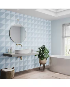 APS12552 SHOWER WALL - Grafito Tile Sky SCA53 Grey
