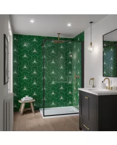 APS12555 SHOWER WALL - Starlight Emerald SCA56 Green