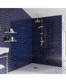 APS12557 SHOWER WALL - Navy Subway SCA21 Blue