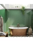 APS12558 SHOWER WALL - Emerald Subway SCA22 Green