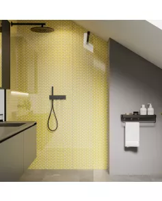 APS12560 SHOWER WALL - Retro SCA02 Yellow