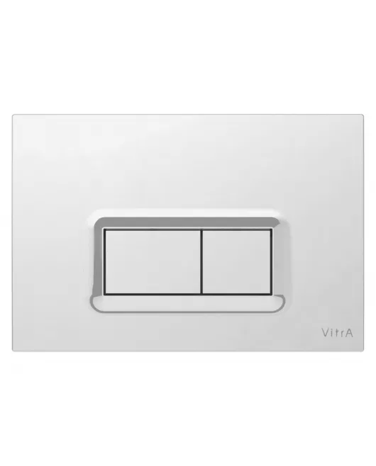 APS12648 Vitra Loop R Flush Plate Chrome Chrome