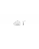 APS12648 Vitra Loop R Flush Plate Chrome Chrome