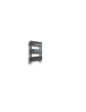 APS12674 Queenstown Grey Designer Towel Radiator - 650*400mm Anthracite 