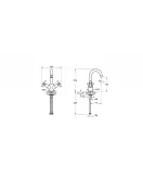 APS12688 Uno Basin Mixer Chrome