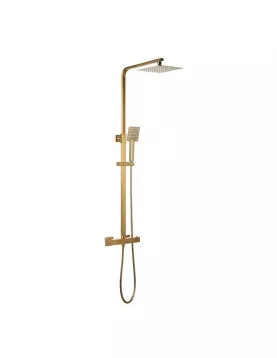 APS12740 Square Thermostatic Shower Set - Brass
Minimum Operating Pressure
0.5 Bar Brushed Brass