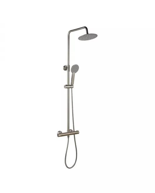 APS12741 Round Thermostatic Shower Set - Nickel
Minimum Operating Pressure
0.5 Bar Nickel