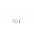 APS12752 Sirius Flush Plate Chrome