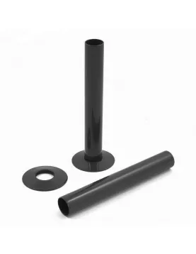 APS12814 15mm x 180mm Tube and wall plated Black Black