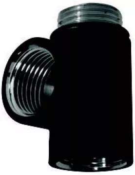 APS12815 15mm T Piece Black Black