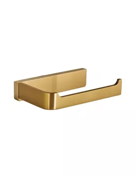 APS12840 Disc Brushed Brass Toilet Roll Holder Brushed Brass