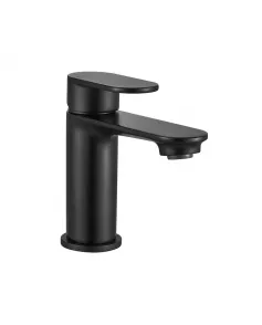 APS12856 Albury Black Mono Basin Mixer Matt Black