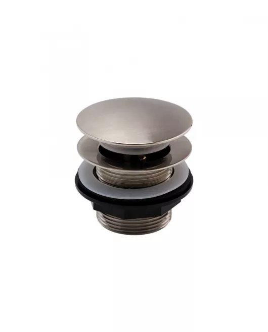 APS12916 APS Brushed Nickel Unslotted Bath Centre Clicker Waste Brushed Nickel