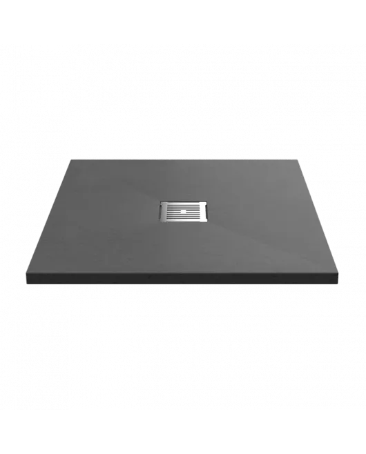 APS13012 Grey Slate Tray Slimline / Square Shower Tray 900 x 900mm Grey