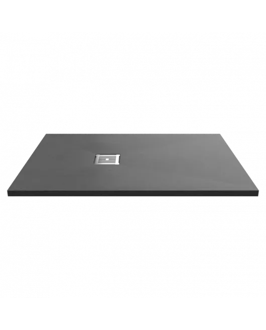 APS13013 Grey Slate Tray Slimline / Rectangular Shower Tray 1200 x 800mm Grey