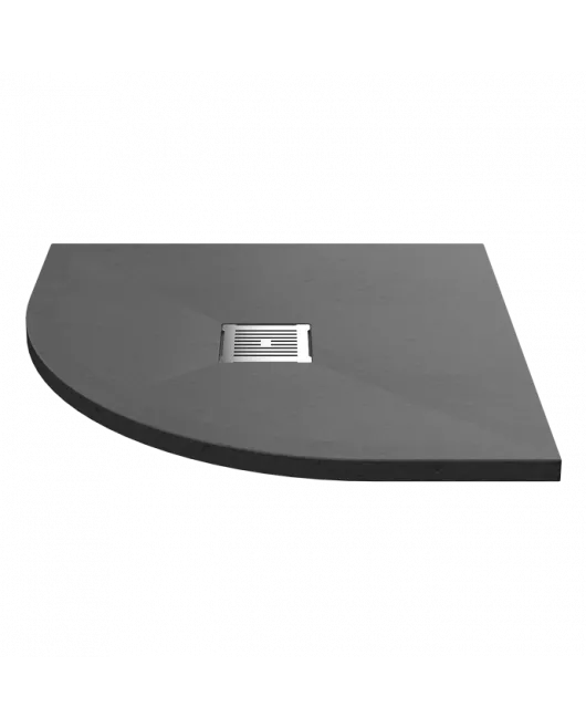 APS13021 Grey Slate Tray Slimline / Quad Shower Tray 800 x 800mm Grey
