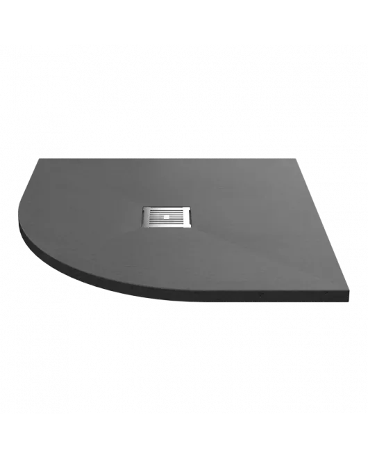 APS13022 Grey Slate Tray Slimline / Quad Shower Tray 900 x 900mm Grey