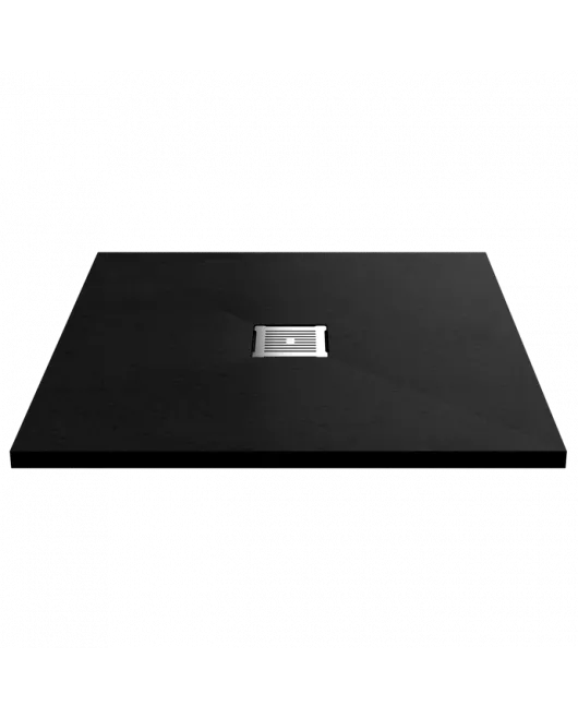APS13024 Slate Tray Slimline / Square Shower Tray 900 x 900mm Black