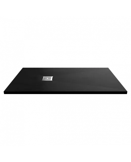 APS13027 Slate Tray Slimline / Rectangular Shower Tray 1400 x 800mm Black