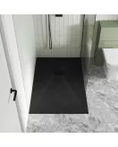 APS13027 Slate Tray Slimline / Rectangular Shower Tray 1400 x 800mm Black