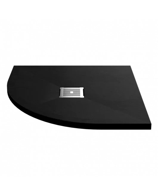 APS13033 Slate Tray Slimline / Quad Shower Tray 800 x 800mm Black
