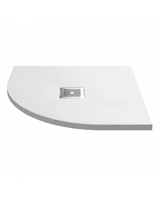 APS13045 Slate Tray Slimline / Quad Shower Tray 800 x 800mm White