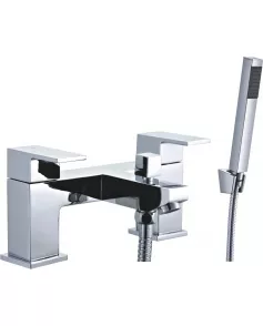 APS3279 Raglan Modern Square Bath Shower Mixer Chrome