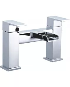 APS3282 Cardiff Square Waterfall Bath Filler Chrome