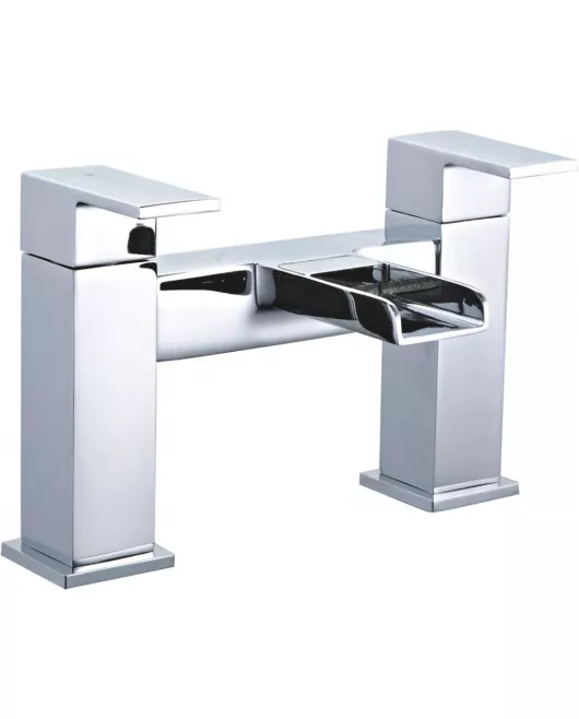 APS3282 Cardiff Square Waterfall Bath Filler Chrome