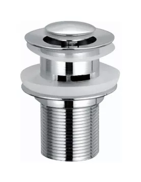 APS3333 Round Dome Slotted Sprung Basin Waste Chrome