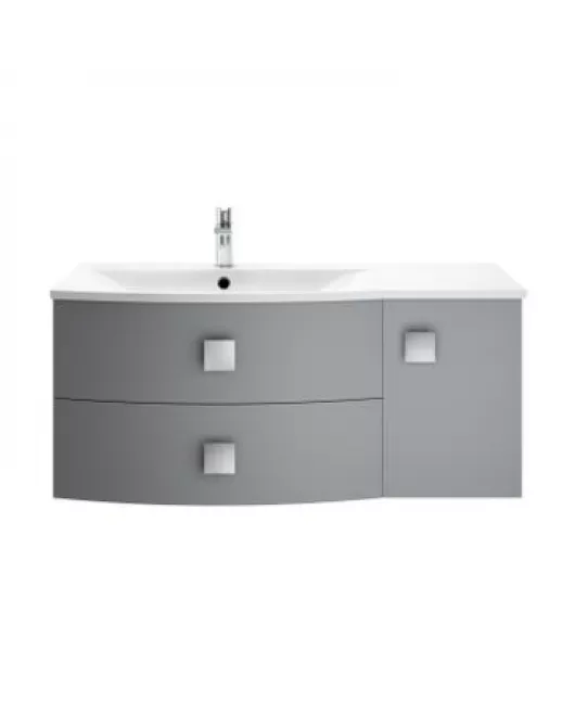 APS3380 1000mm Cabinet & Basin - Left Hand Dove Grey