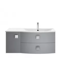 APS3387 1000mm Cabinet & Basin - Right Hand Dove Grey