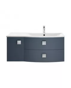 APS3389 1000mm Cabinet & Basin - Right Hand Mineral Blue