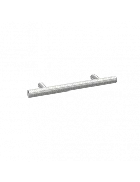 APS4635 Knurled Bar Handle 160mm Centres Satin Chrome