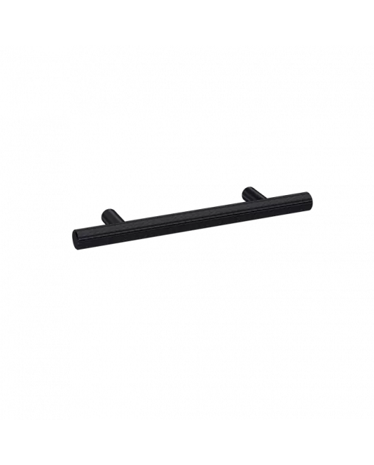 APS4637 Knurled Bar Handle 96mm Centres Matt Black