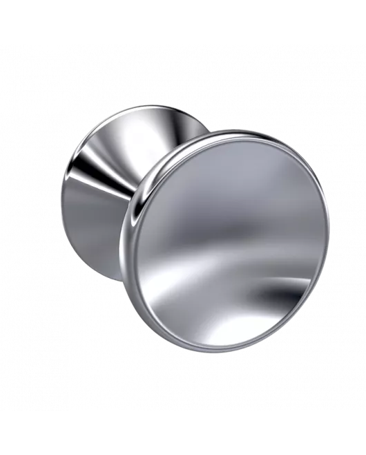 APS4680 Indented Round Knob Chrome