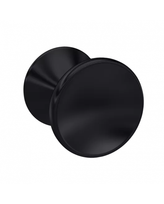 APS4681 Indented Round Knob Matt Black