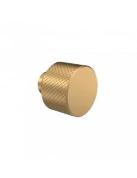 APS4690 Knurled Knob Handle Brushed Brass