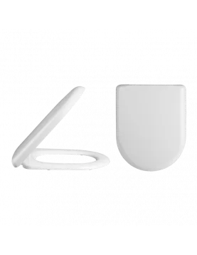 APS4716 D Shaped Soft Close Seat White APS4716 D Shaped Soft Close Seat White