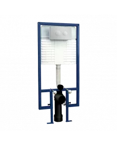 APS4726 Round Dual Flush Push Button Chrome