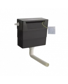 APS4732 Dual Flush Cistern With Square Push Button Chrome