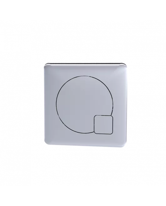 APS4733 Square Dual Flush Push Button Chrome