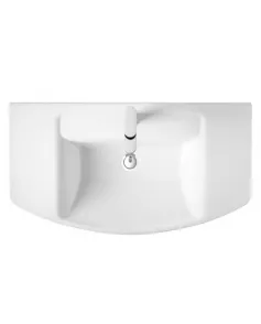 APS4746 Maya 850mm Basin & Semi Pedestal White