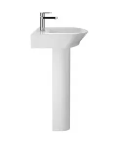 APS4753 Maya 850mm Basin & Pedestal White